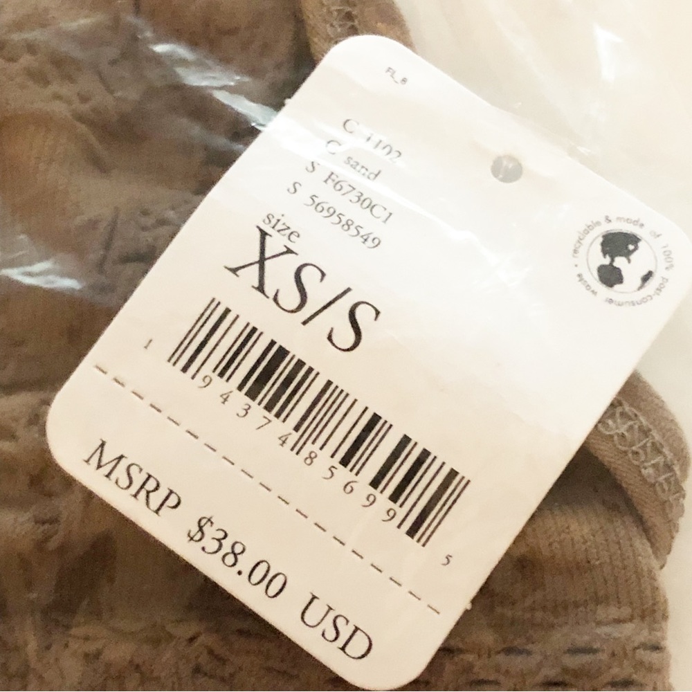 NWT INTIMATELY FREE PEOPLE Candy Textured Seamless Bralette in Sand XS/S - Picture 15 of 16